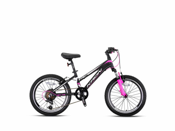 Kron XC75 Alu Mountainbike 20 Zoll Schwar/Lila Modell 2022