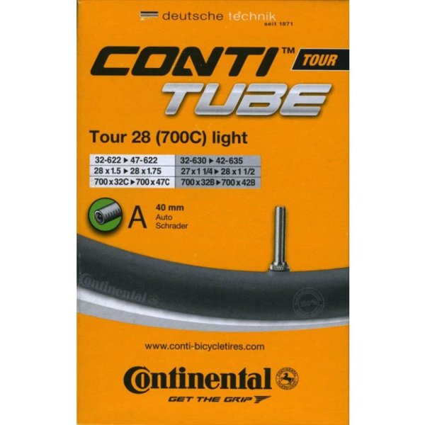 Conti Fahrradschlauch 28 Zoll Autoventil